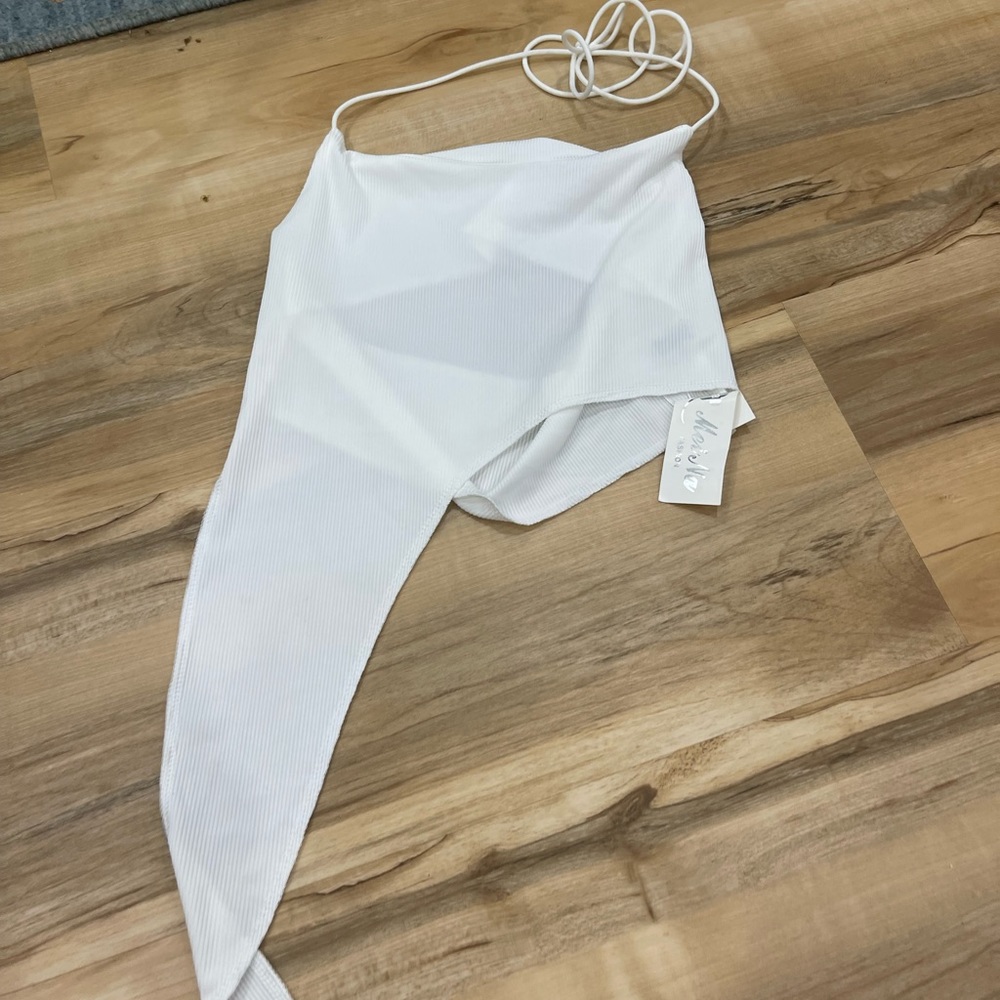 White Crop Top